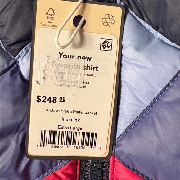 Marine Layer women’s retro Archive Sierra puffer jacket navy cozy warm XL NWT - Picture 3 of 10